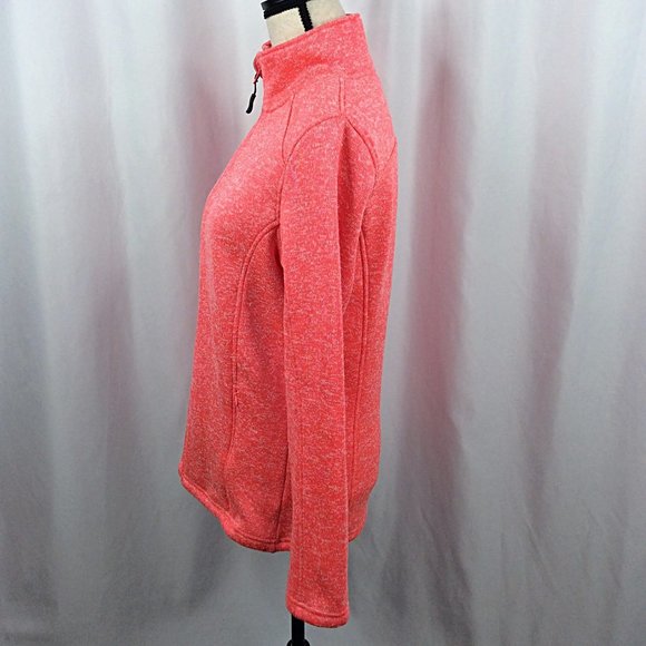 Trail Crest Fleece Jacket Womens Size Medium Hunting Blaze Pink Full Zip - Picture 4 of 10